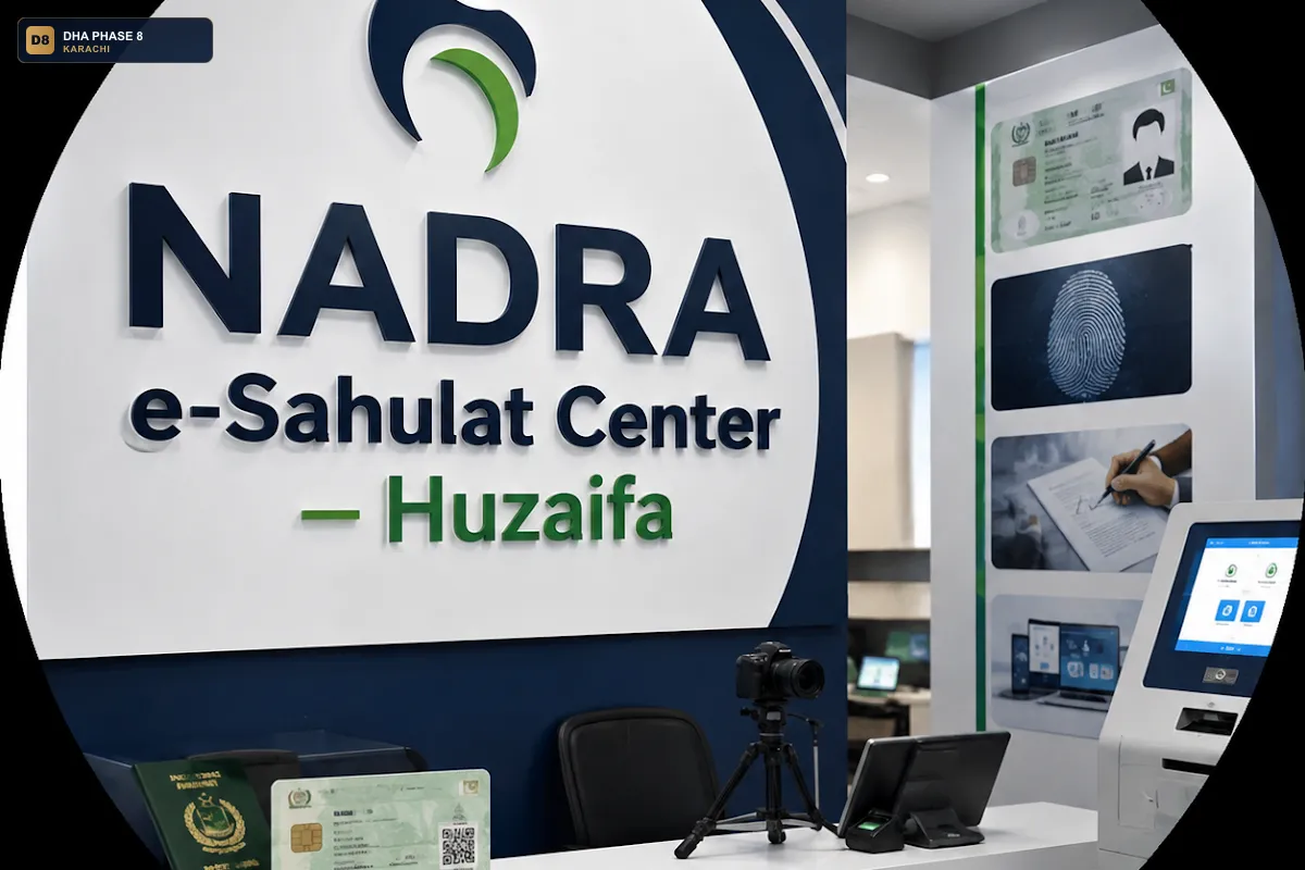 nadra-e-sahulat-biometric-huzaifa-dha-phase-8-karachi