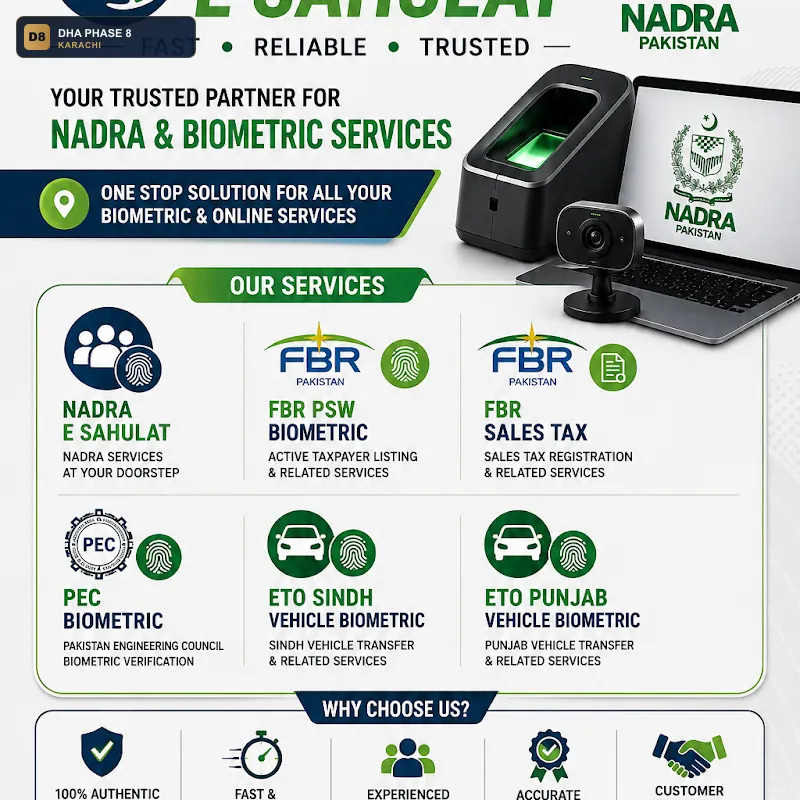 nadra-e-sahulat-biometric-thumb-verification-door--dha-phase-8-karachi