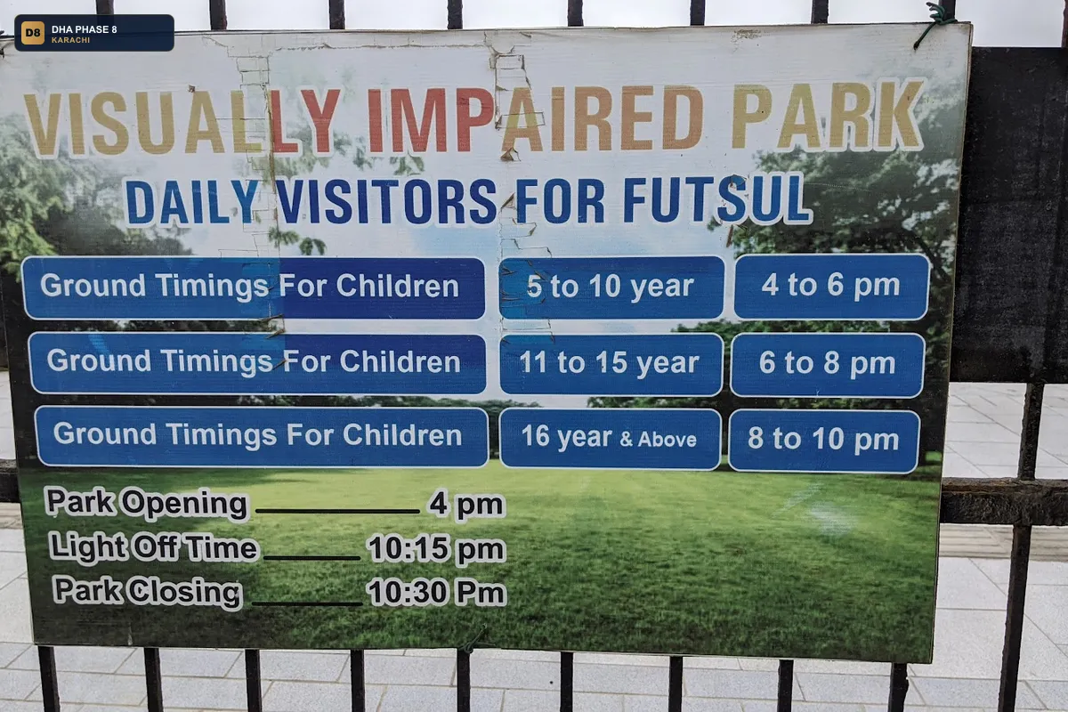 visually-impaired-persons-park-dha-phase-8-karachi thumb 2